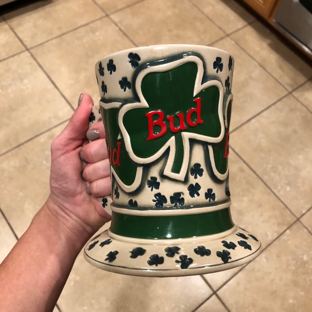 1995 Bud Light Vintage Clover St Patty’s Day Mug🍀